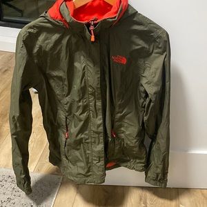 North face light weight rain jacket